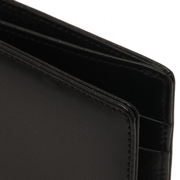 Pre Owned Montblanc Black Leather Meisterstuck Card Holder