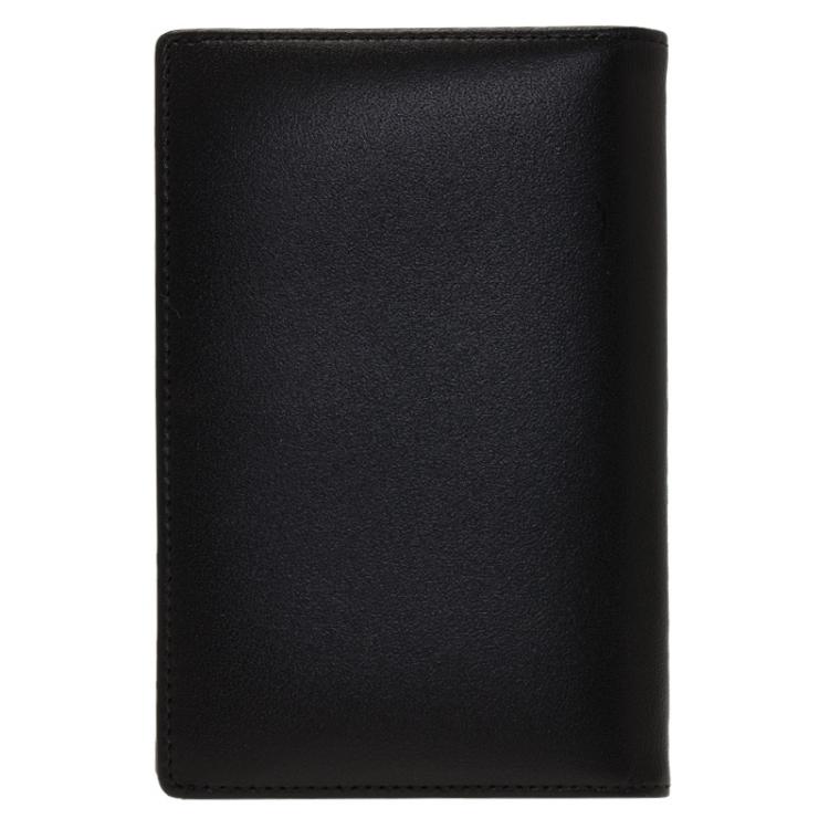 مملوكة مسبقًا Montblanc Black Leather Meisterstuck Card Holder