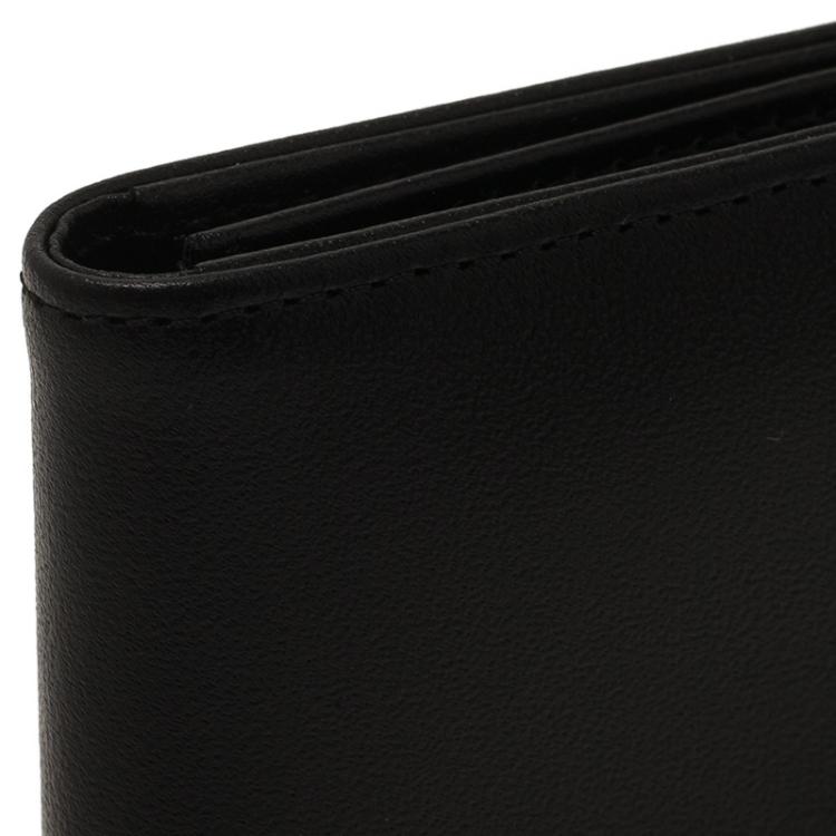 مملوكة مسبقًا Montblanc Black Leather Meisterstuck Card Holder