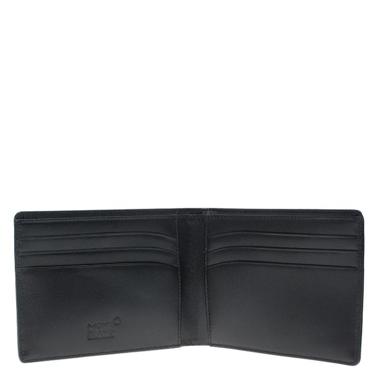 مملوكة مسبقًا Montblanc Black Leather Miesterstuck Bifold Wallet