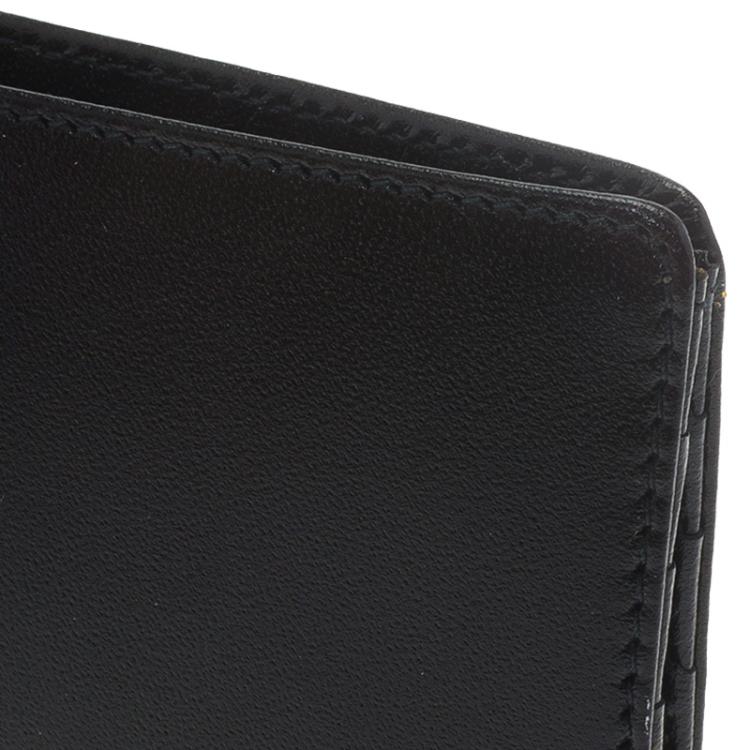 مملوكة مسبقًا Montblanc Black Leather Miesterstuck Bifold Wallet