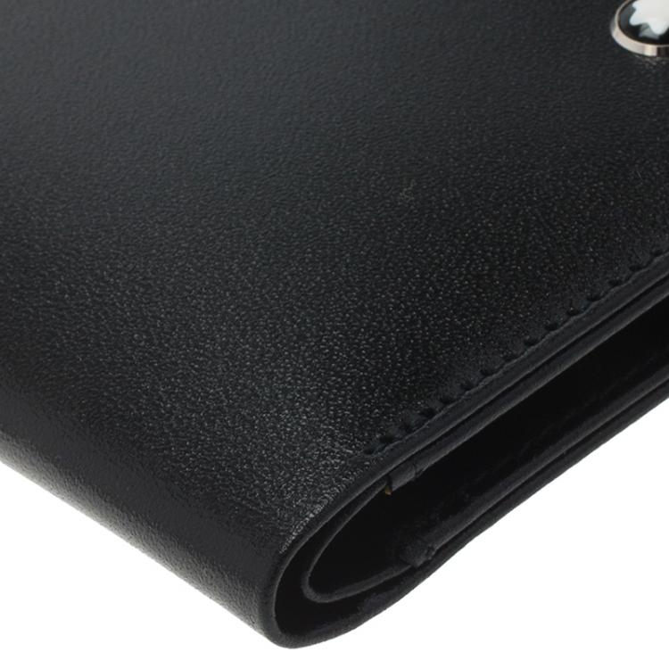 مملوكة مسبقًا Montblanc Black Leather Miesterstuck Bifold Wallet