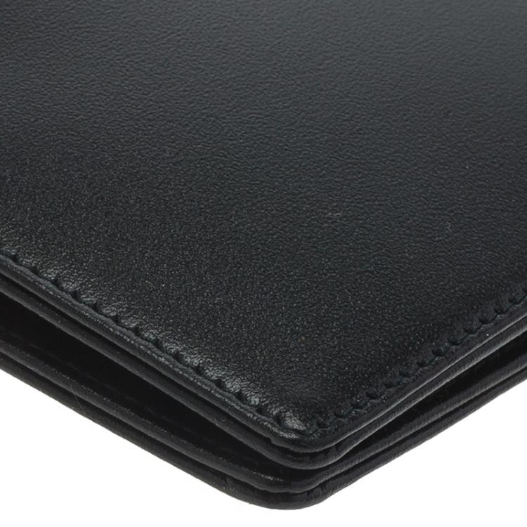 مملوكة مسبقًا Montblanc Black Leather Miesterstuck Bifold Wallet