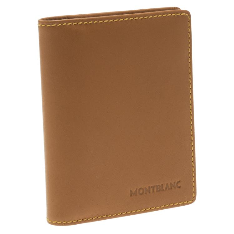 Pre Owned Montblanc Natural Brown Leather Baby Diary