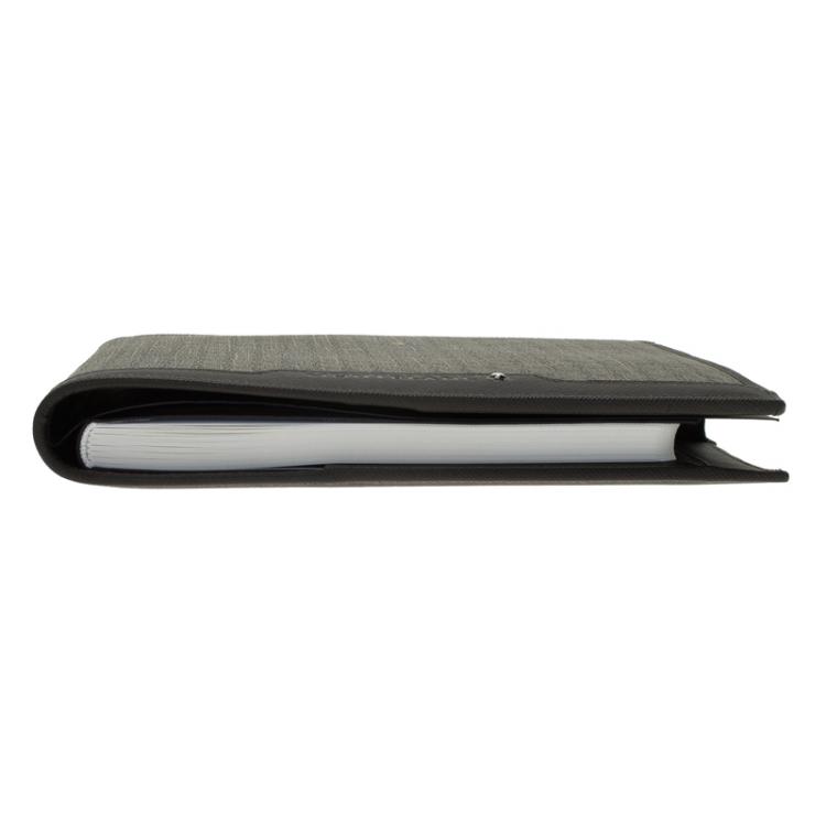 مملوكة مسبقًا Montblanc Brown Leather and Monogram Canvas Notebook