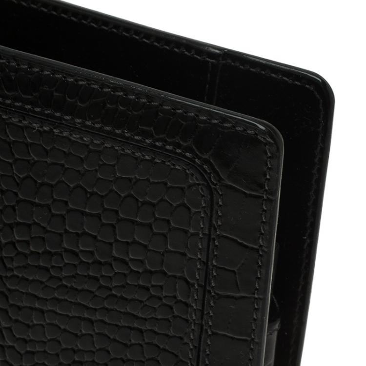 مملوكة مسبقًا Montblanc Brown  Crocodile Embossed La Vie De Boheme Medium Organizer