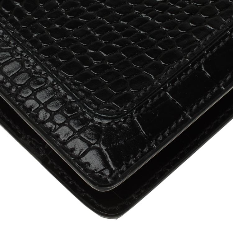 مملوكة مسبقًا Montblanc Brown  Crocodile Embossed La Vie De Boheme Medium Organizer