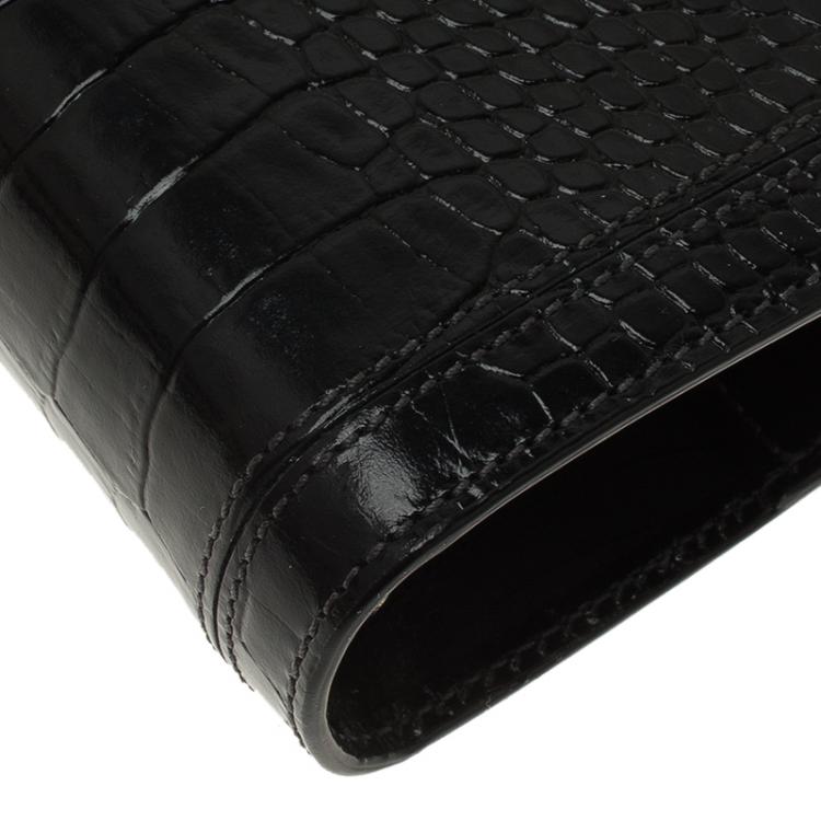 مملوكة مسبقًا Montblanc Brown  Crocodile Embossed La Vie De Boheme Medium Organizer