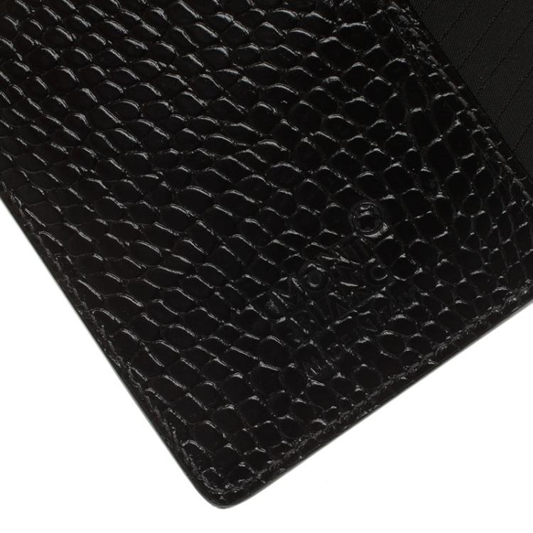 مملوكة مسبقًا Montblanc Brown  Crocodile Embossed La Vie De Boheme Medium Organizer