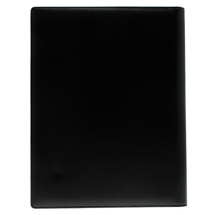 Pre Owned Montblanc Black Leather Conference Folder