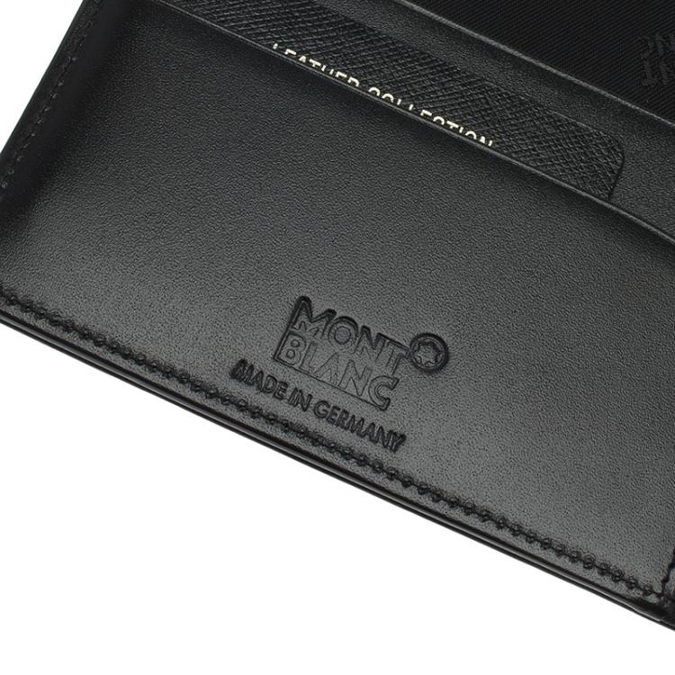 Pre Owned Montblanc Black Leather Conference Folder