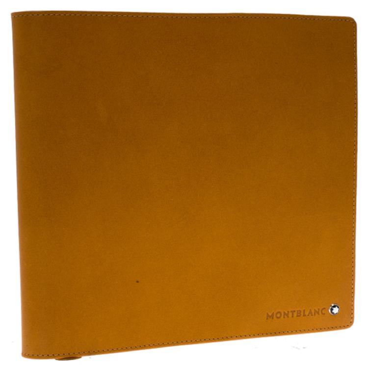 Pre Owned Montblanc Brown Leather Square Diary Organizer