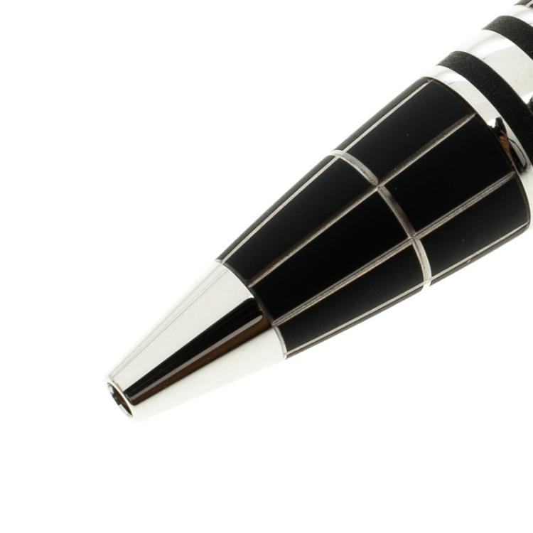 Pre Owned Montblanc Black StarWalker Metal & Rubber Ball Point Pen
