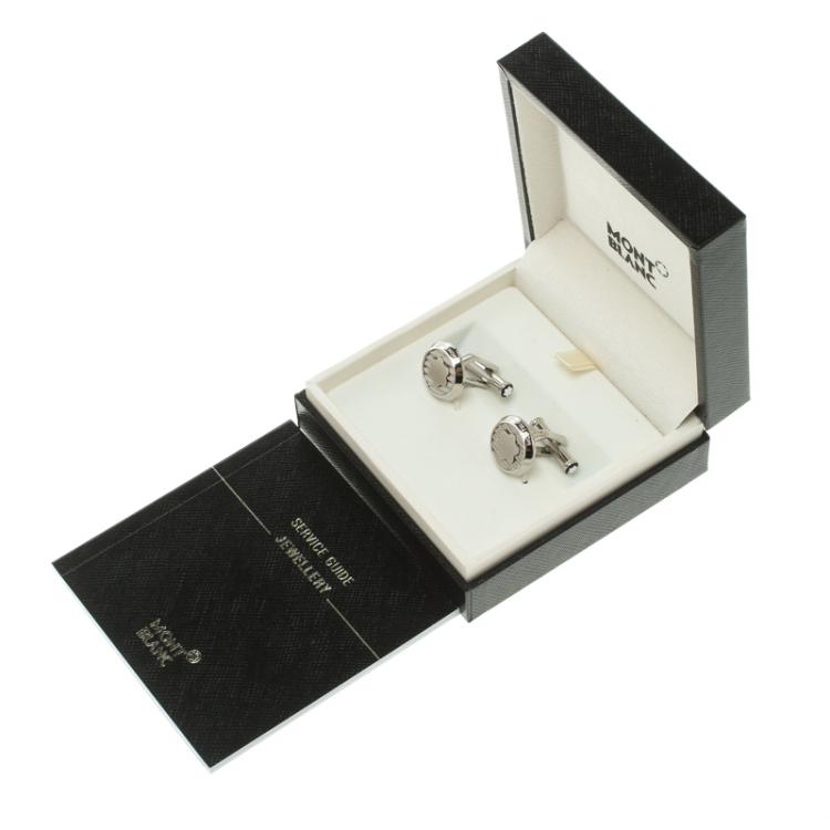 Pre Owned Montblanc Urban Spirit Star Stainless Steel Cufflinks