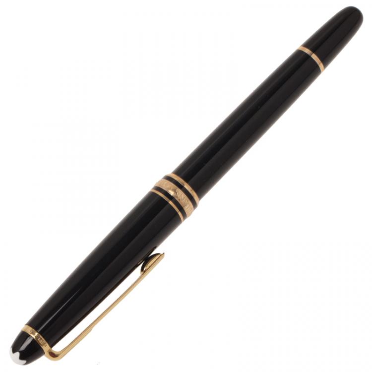Pre Owned Montblanc Black Resin Meisterstuck LeGrand Fountain Pen