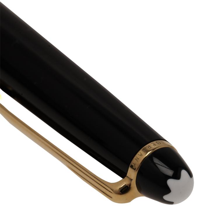 Pre Owned Montblanc Black Resin Meisterstuck LeGrand Fountain Pen