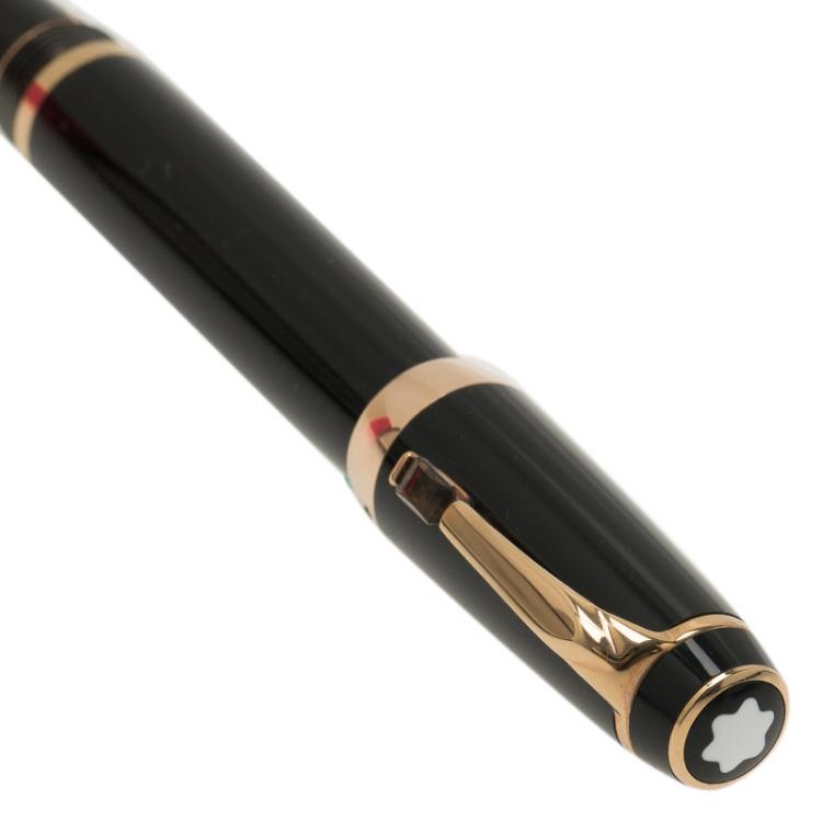 Pre Owned Montblanc Black Resin Boheme Fountain Pen