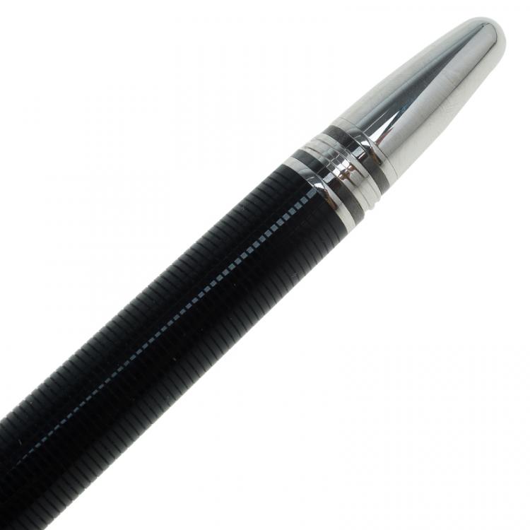 مملوكة مسبقًا Montblanc Black Resin and Steel Starwalker Ballpoint Pen