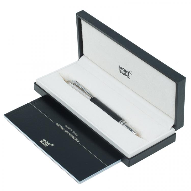 مملوكة مسبقًا Montblanc Black Resin and Steel Starwalker Ballpoint Pen