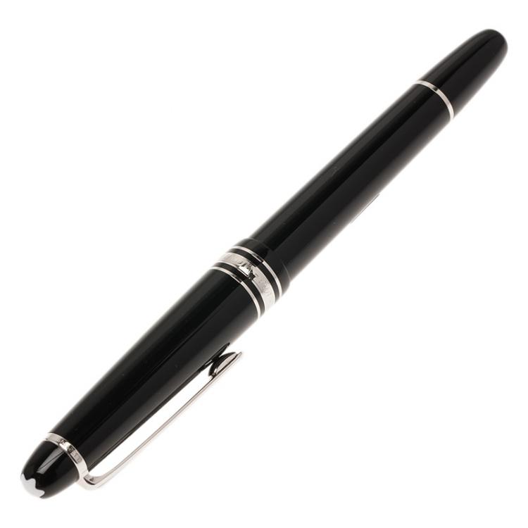 Pre Owned Montblanc Black Resin Meisterstuck Hommage Frederic Chopin Fountain Pen