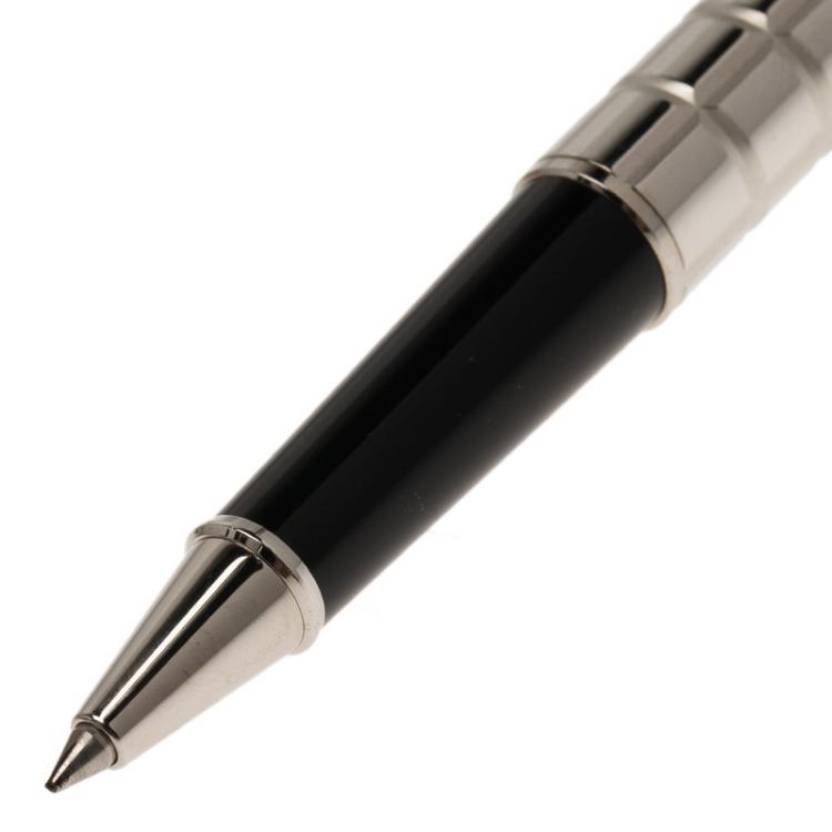 Pre Owned Montblanc Silver Stainless Steel Solitaire Classique Ballpoint Pen