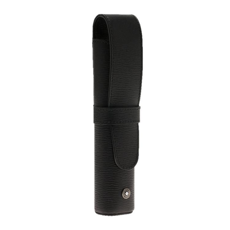 مملوكة مسبقًا Montblanc Black Leather Classic Pen Pouch