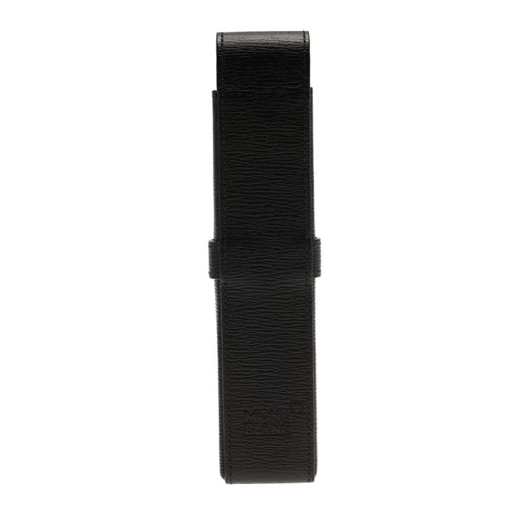 مملوكة مسبقًا Montblanc Black Leather Classic Pen Pouch