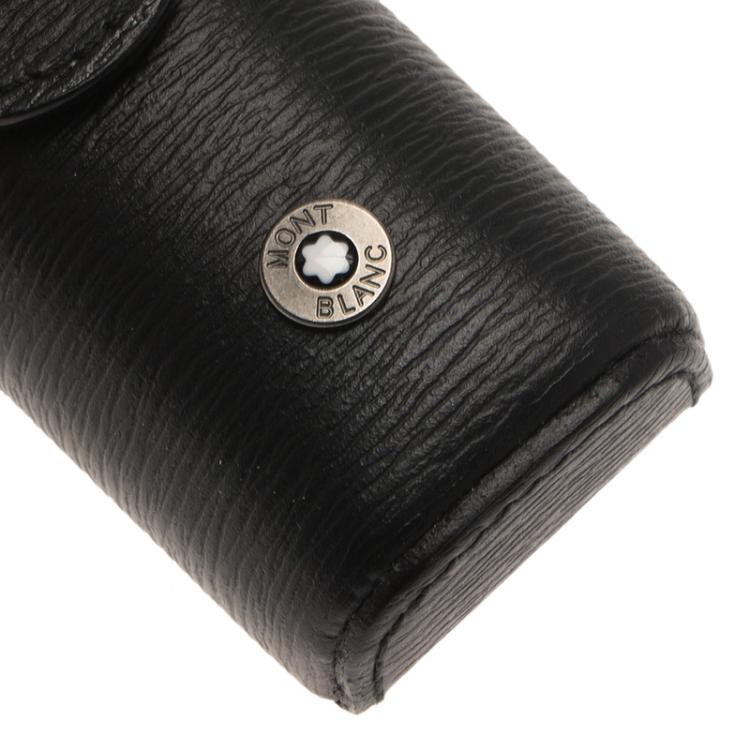 مملوكة مسبقًا Montblanc Black Leather Classic Pen Pouch