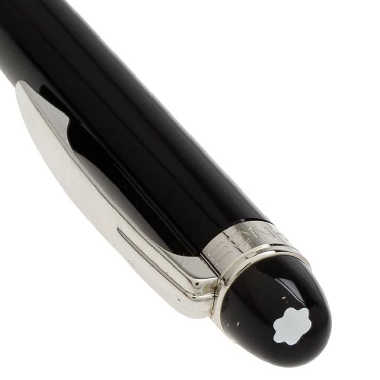 Pre Owned Montblanc StarWalker Black Resin Platinum Finish Ballpoint Pen