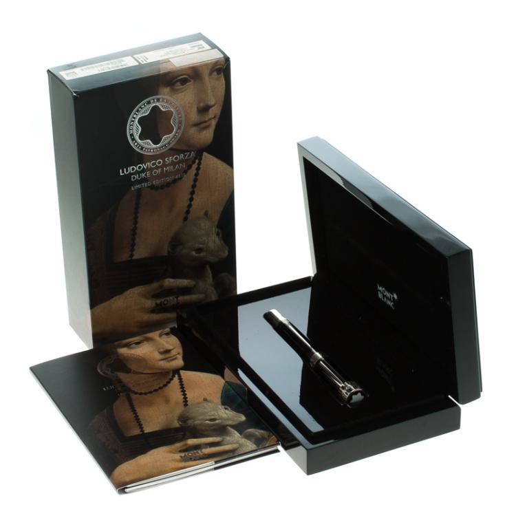 Pre Owned Montblanc Patron of Art Duke of Milan Limited Edition 4810 Fountain Pen, with 18k Gold Nib