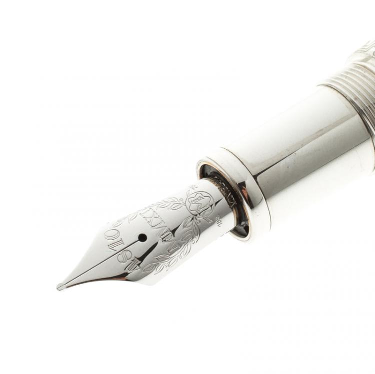 Pre Owned Montblanc Patron of Art Gaius Maecenas Limited Edition 4810 Fountain Pen, with 18k Gold Nib