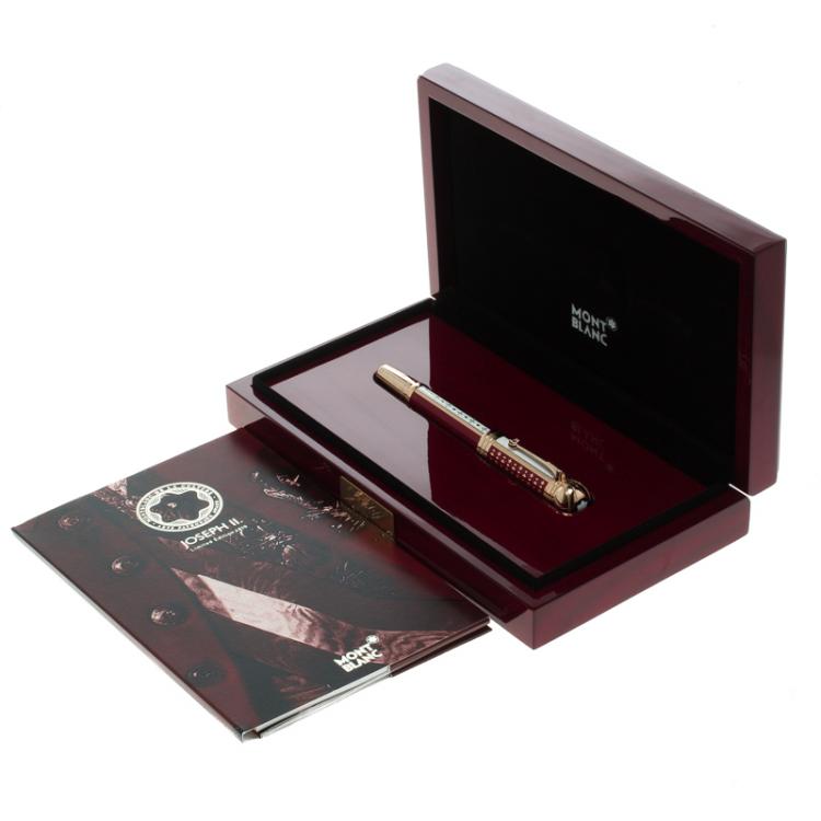 Pre Owned Montblanc Patron of Art  Joseph II Limited Edition 4810 Fountain Pen, with 18k Gold Nib