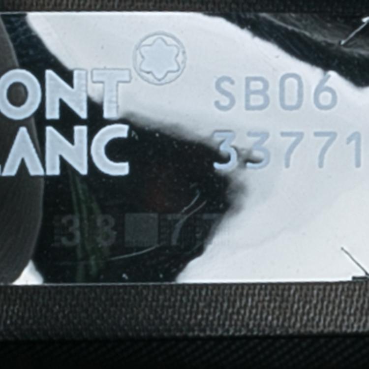 مملوكة مسبقًا Montblanc Black Leather Westhide North South Messenger Bag 