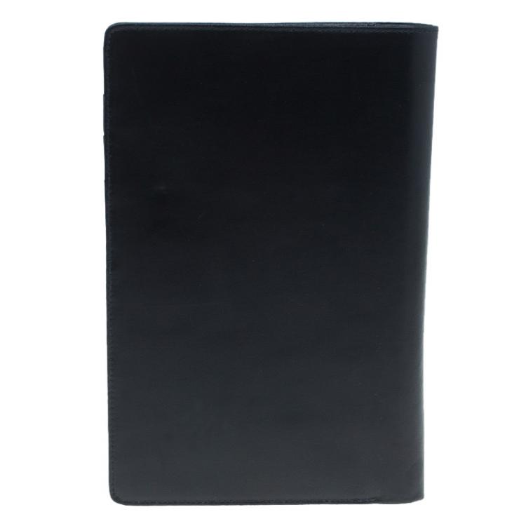 Pre Owned Montblanc Black Leather Business Card Holder