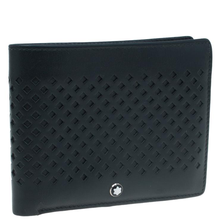 Pre Owned Montblanc Black Leather Extreme Bifold Wallet