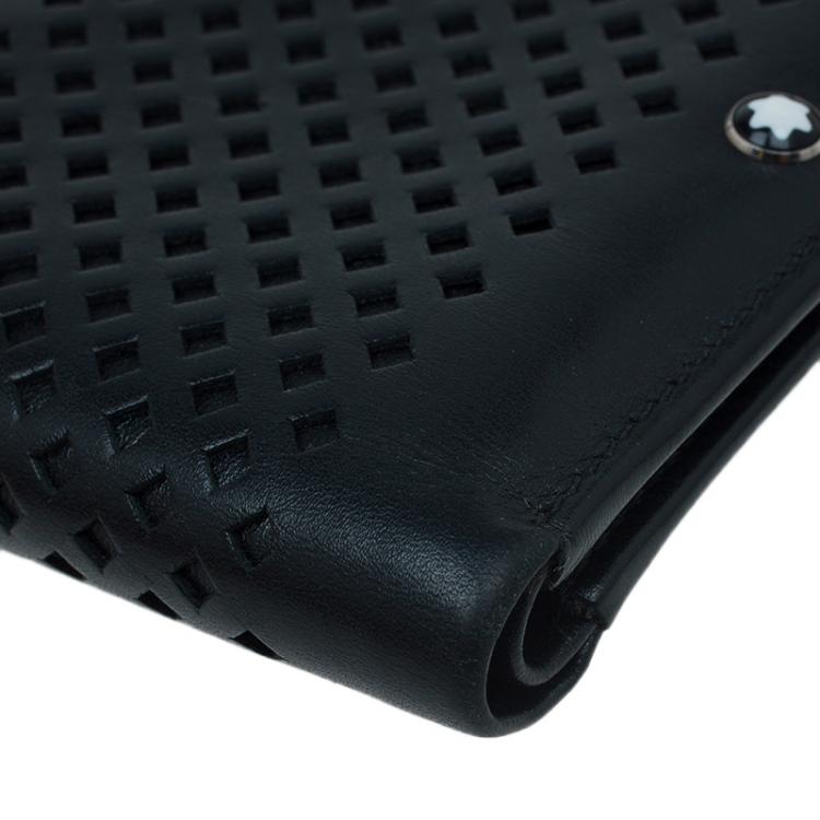Pre Owned Montblanc Black Leather Extreme Bifold Wallet