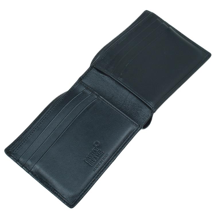 Pre Owned Montblanc Black Leather Extreme Bifold Wallet