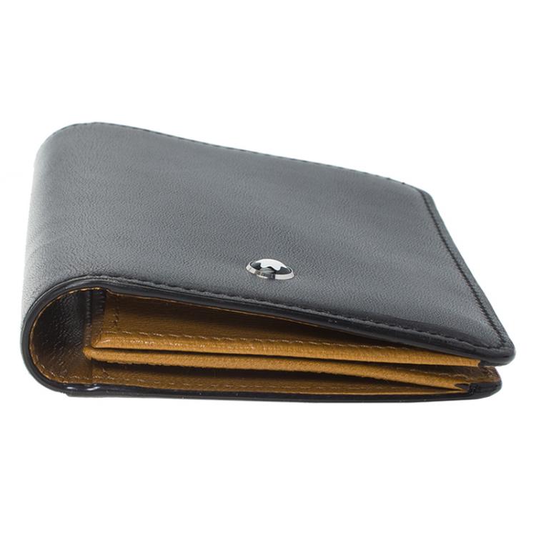 Pre Owned Montblanc Black Leather Card Holder
