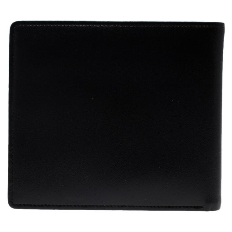 Pre Owned Montblanc Black Leather Miesterstuck Bifold Wallet
