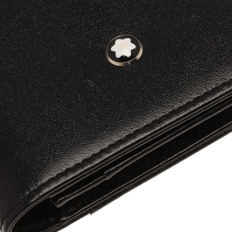Pre Owned Montblanc Black Leather Meisterstuck Card Holder