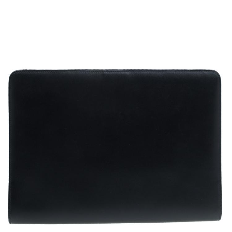 مملوكة مسبقًا Montblanc Black Leather Document Case