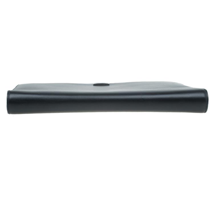 مملوكة مسبقًا Montblanc Black Leather Document Case