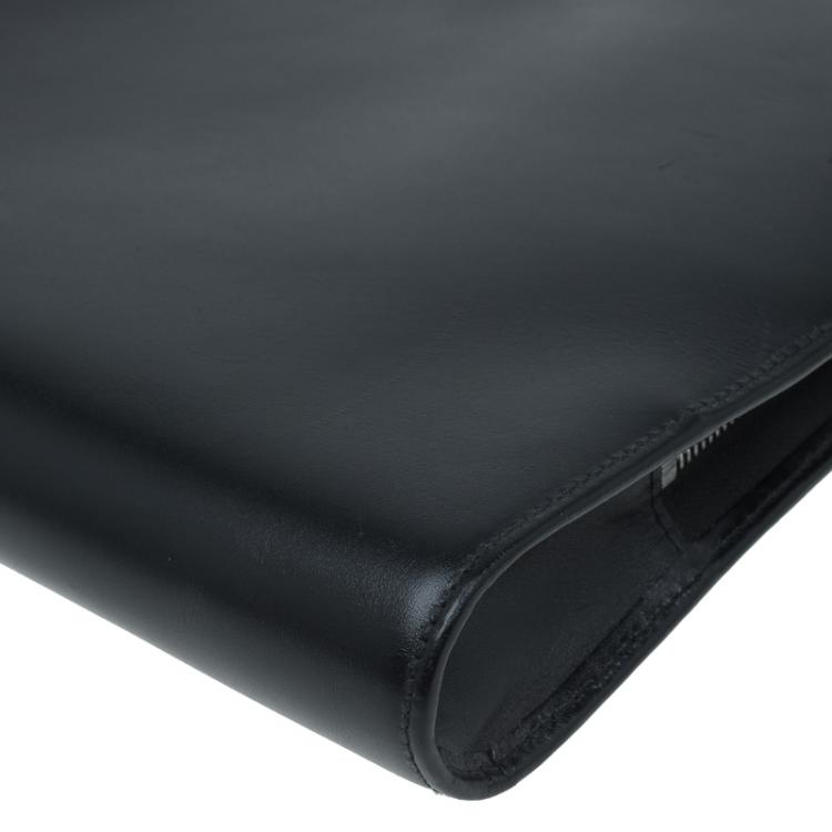 مملوكة مسبقًا Montblanc Black Leather Document Case