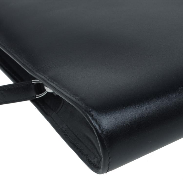مملوكة مسبقًا Montblanc Black Leather Document Case