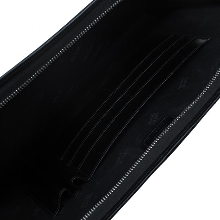 مملوكة مسبقًا Montblanc Black Leather Document Case
