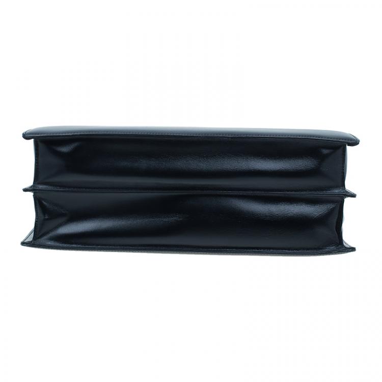 Pre Owned Montblanc Black Leather Meisterstuck Document Case