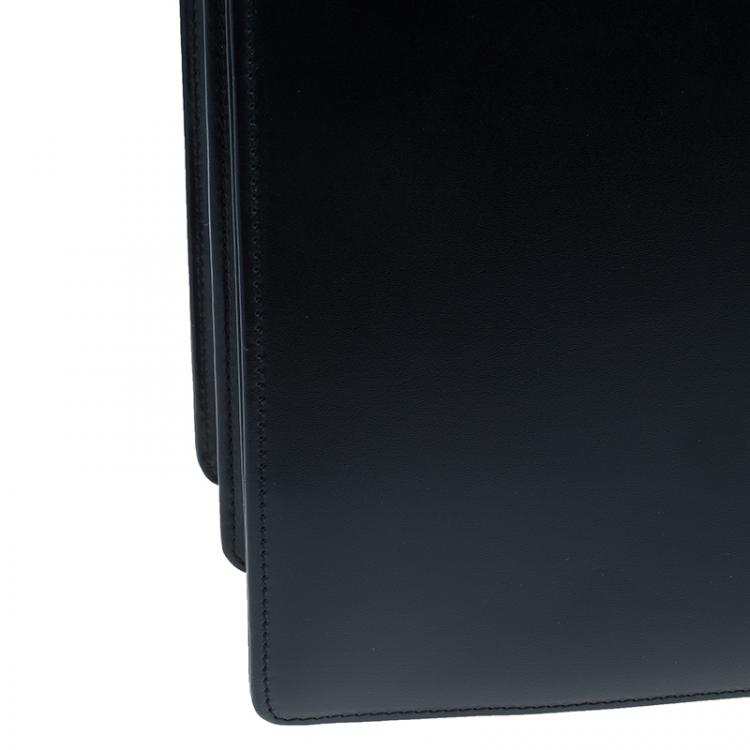 Pre Owned Montblanc Black Leather Meisterstuck Document Case