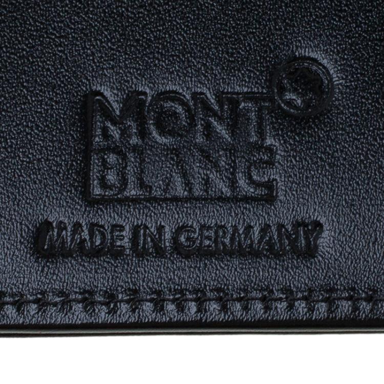 Pre Owned Montblanc Black Leather Conference Folder