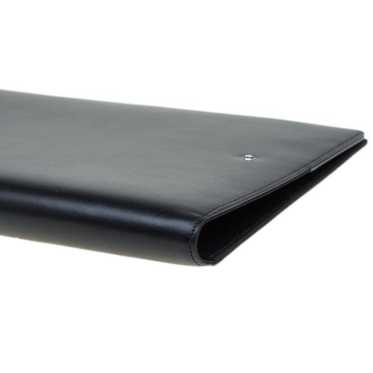 Pre Owned Montblanc Black Leather Conference Folder