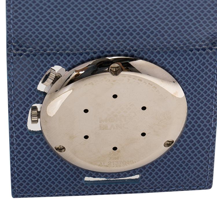Pre Owned Montblanc White Stainless Steel Classic Pocket Watch 45MM